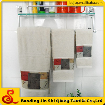 wholesale cheap 100% cotton elegant gift towel cotton bath hotel towel set